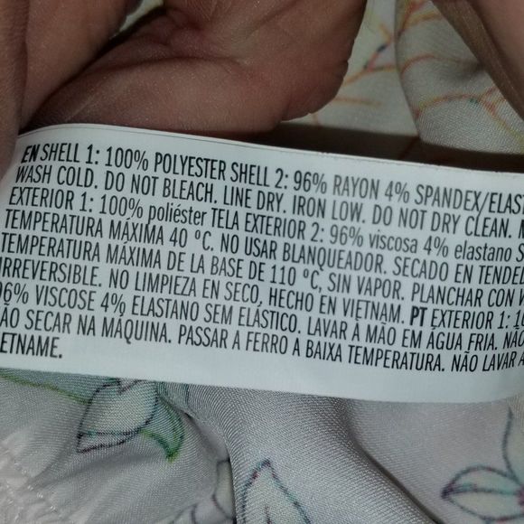 Forever 21 Floral Print Bodysuit Size Large - Picture 8 of 8